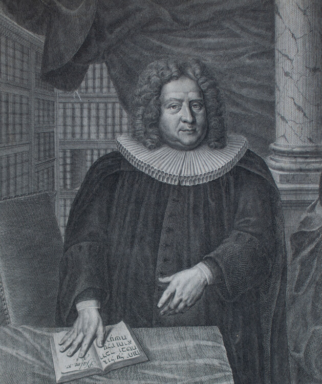 Martin Tyroff nach Johann Leonhard Hirschmann - Porträt Justinus Wezel - o.J. - Radierung