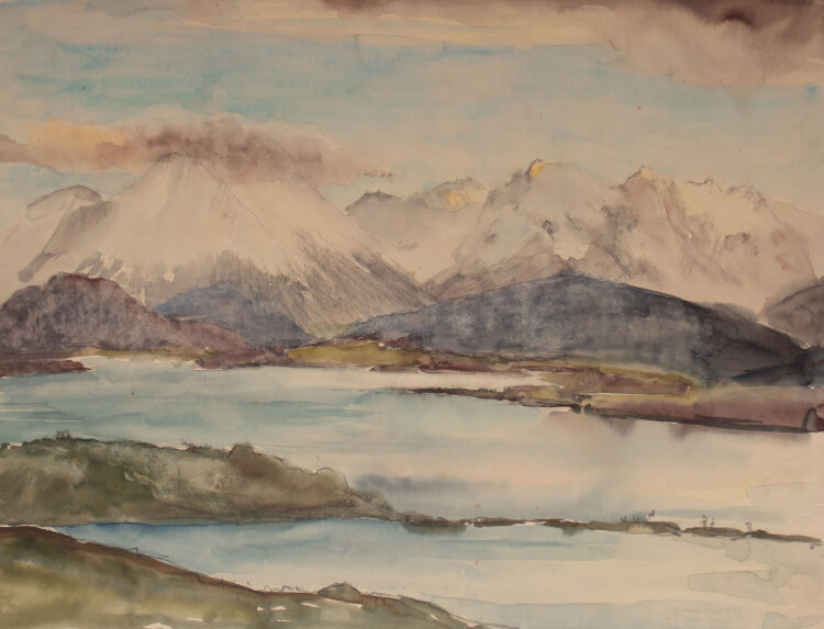 Gerhard Schulte-Dahling - Fjord in Norwegen - 1943 -...