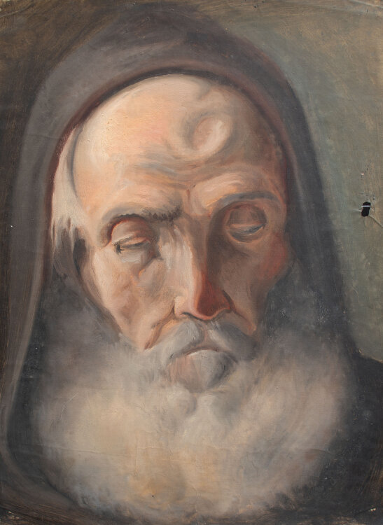 unbekannt - Porträt eines Mönches - o.J. - Öl