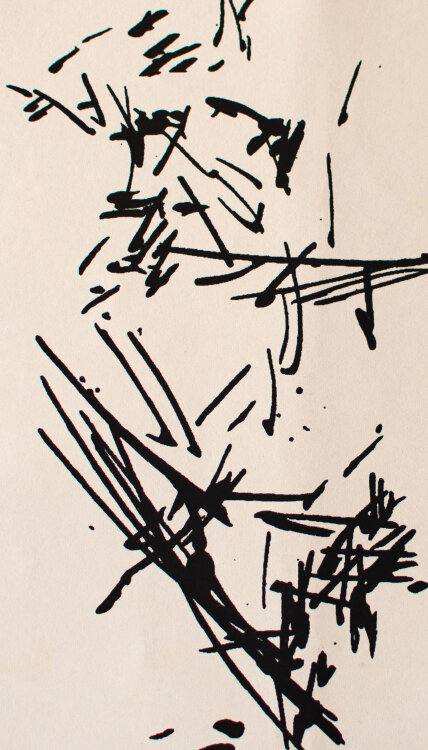 Michael Kutzner - Abstrahierte Linien - 1985 - Lithografie