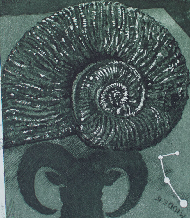 Peter Sorge - Widder - 1989 - Farbradierung