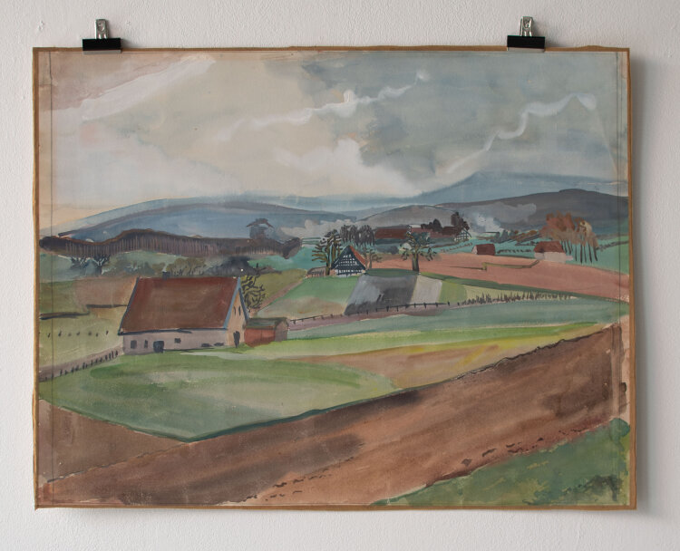 Gerhard Schulte-Dahling - Rohlfshagen - 1933 - Aquarell