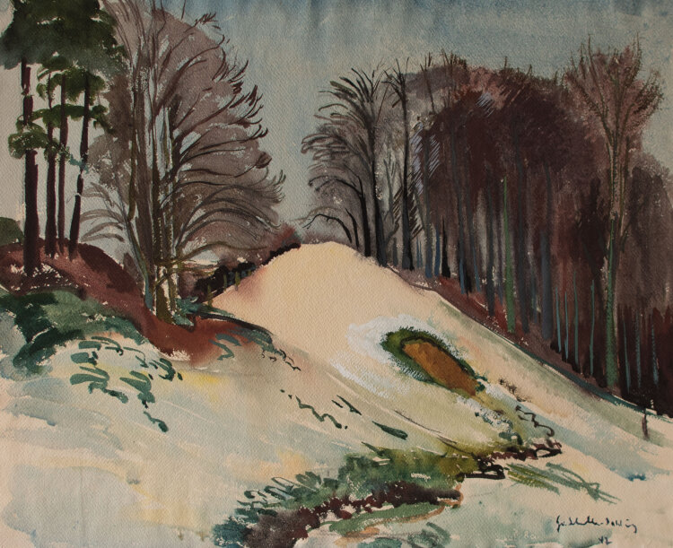 Gerhard Schulte-Dahling - Landschaft - 1947 - Aquarell