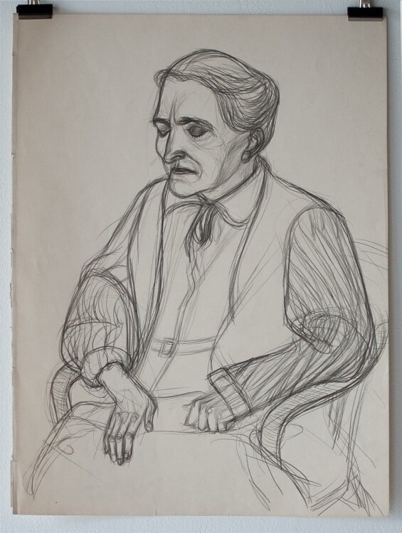 Fritz Tröger - Mutter des Künstlers - Zeichnung - 1926