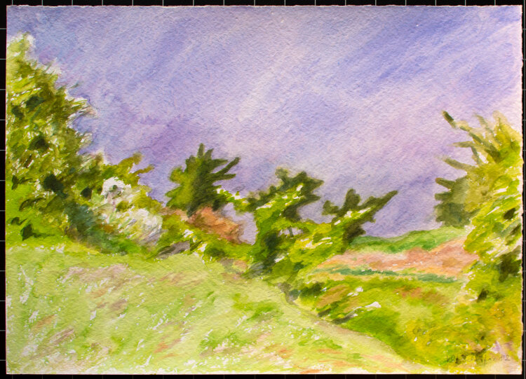Karlheinz Schäfer - Lichtung - 1982 - Aquarell