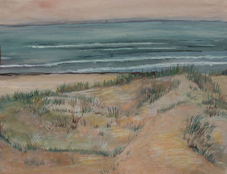 Gerhard Schulte-Dahling - Ostseestrand - o.J. - Aquarell