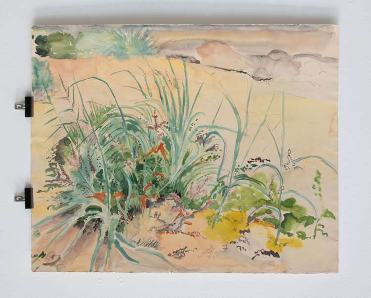 Gerhard Schulte-Dahling - Ostseestrand - o.J. - Aquarell