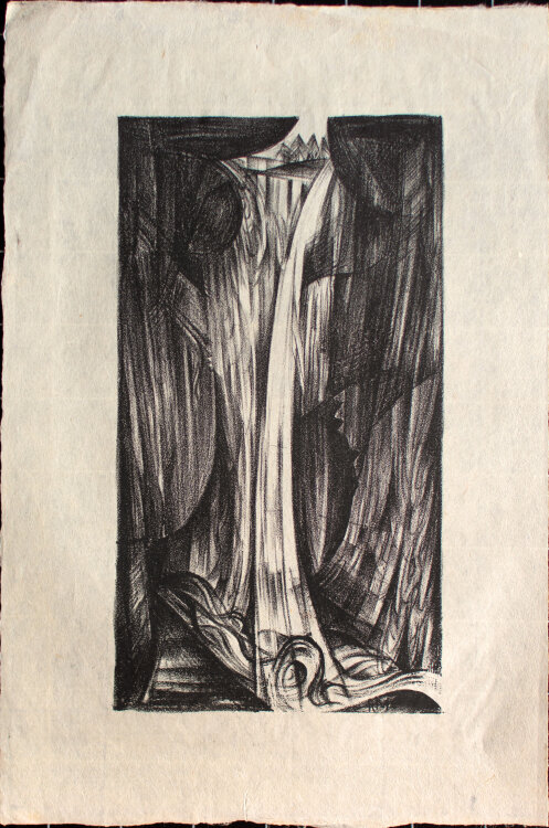 Monogrammist K.M - Fantastische Welt - o.J. - Lithografie