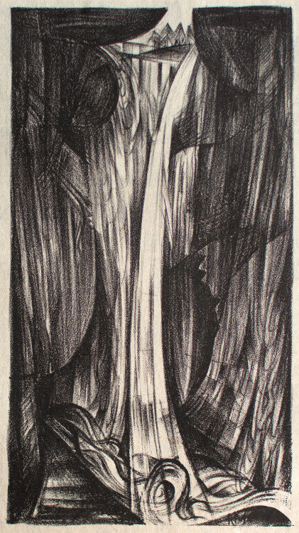 Monogrammist K.M - Fantastische Welt - o.J. - Lithografie