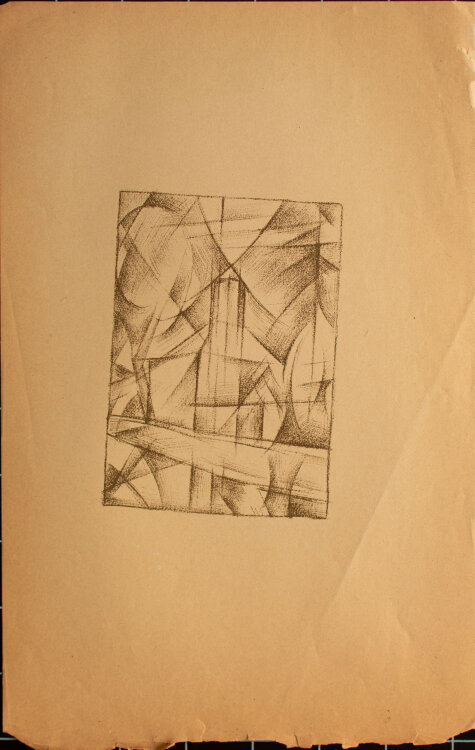 Monogrammist K.M - Abstrahierte Landschaft - o.J. - Lithografie