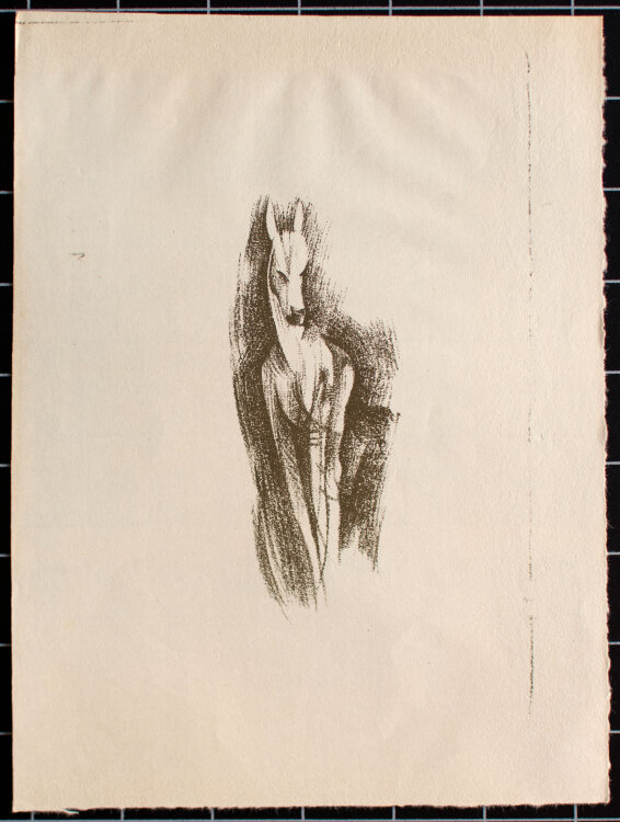 Monogrammist K.M - Pferdchen - o.J. - Lithografie