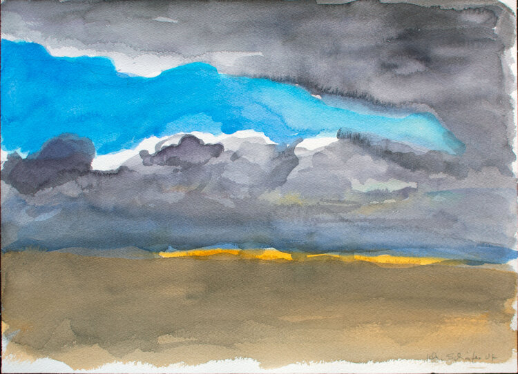 Karlheinz Schäfer - Meereslandschaft - 2004 - Aquarell