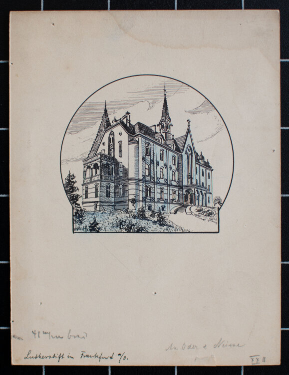 Heinrich Wollf - Lutherstift in Frankfurt a./O. - o.J. -...