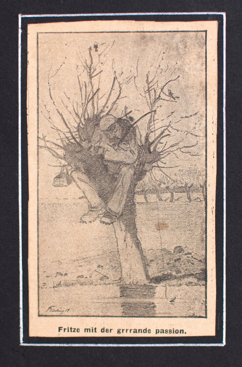 F. Bading - Angler - 1917 - Bleistift