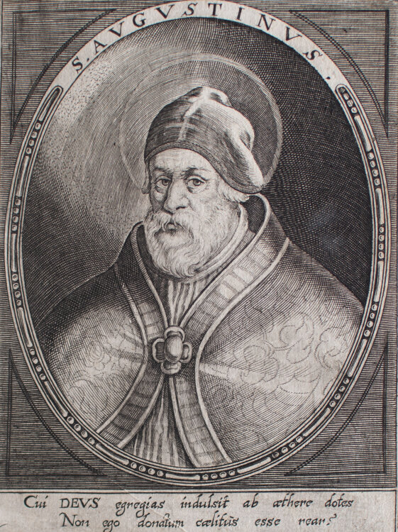 Raphael Custos - Porträt Heiliger Augustinus - 1624...