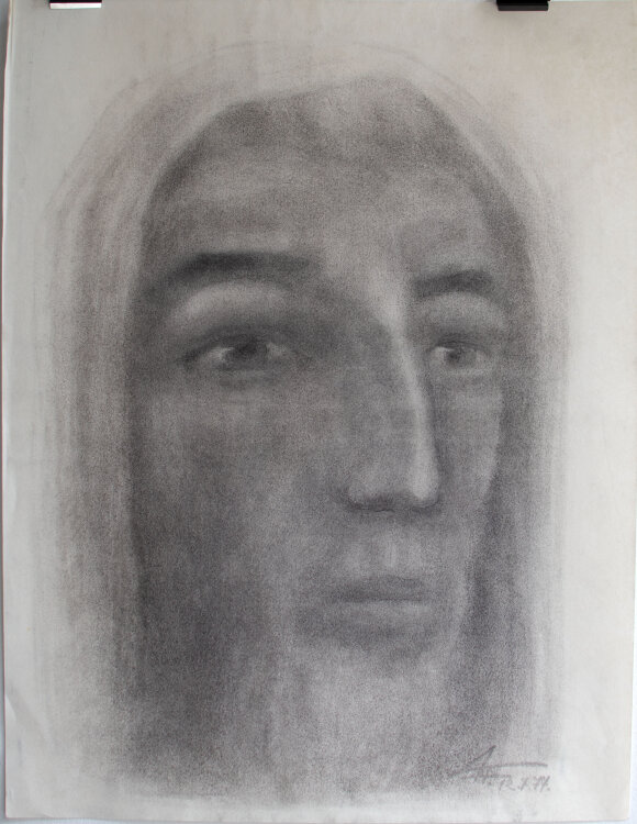 Fritz Hellmich - Bildnis - 1977 - Bleistift