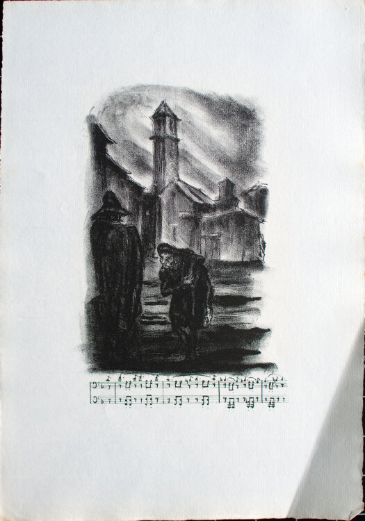 Raffaello Busoni - Illustration zu Rigoletto - 1924 - Lithografie