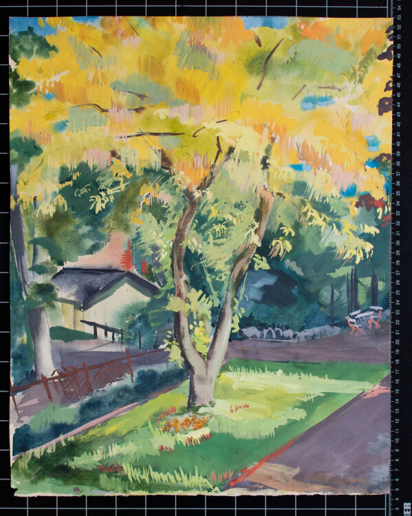 Gerhard Schulte-Dahling - Garten - 1948 - Aquarell
