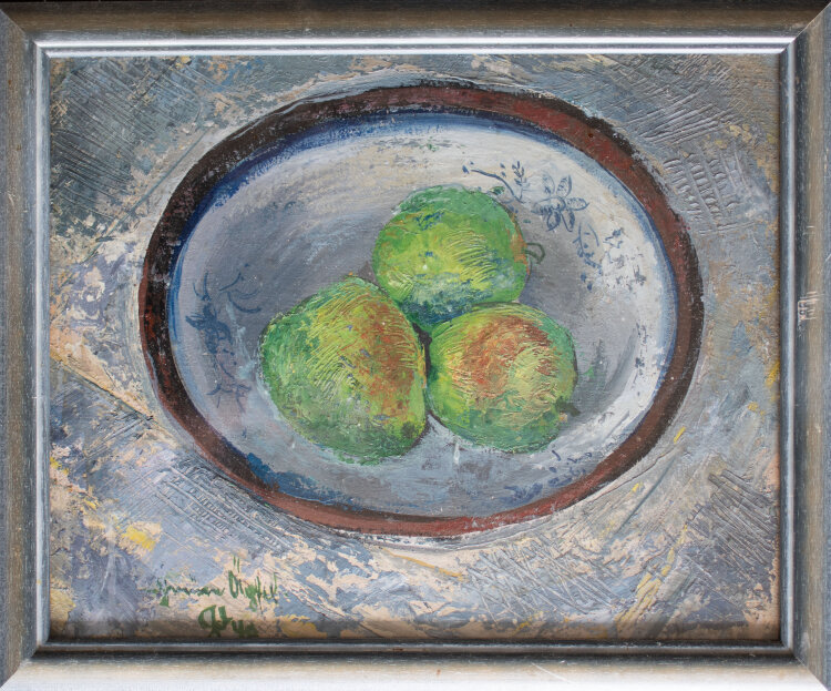 Gerhard Schulte-Dahling - Grüne Äpfel - 1940 - Mischtechnik