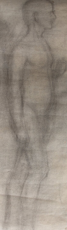 Georg Blümhuber - Ältere Frau, Porträt - o.J. - Zeichnung