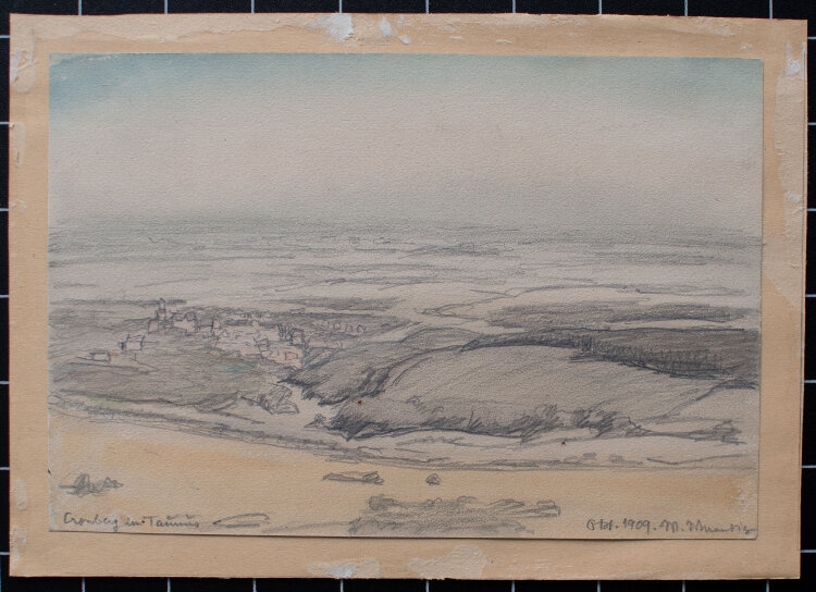 Walter Waentig - Cronberg im Taunus - 1909 - Aquarell, Bleistift