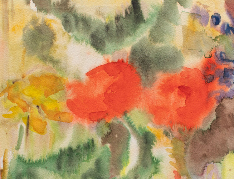 Gerhard Schulte-Dahling - Blumenstudie - o.J. - Aquarell