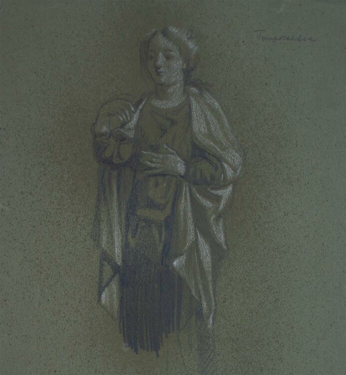 Albert Leusch - Temperantia - Zeichnung - 1897