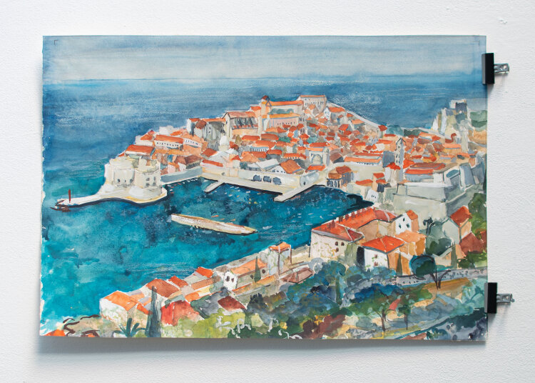 Gerhard Schulte-Dahling - Dubrovnik (Koratien) - o.J. - Aquarell