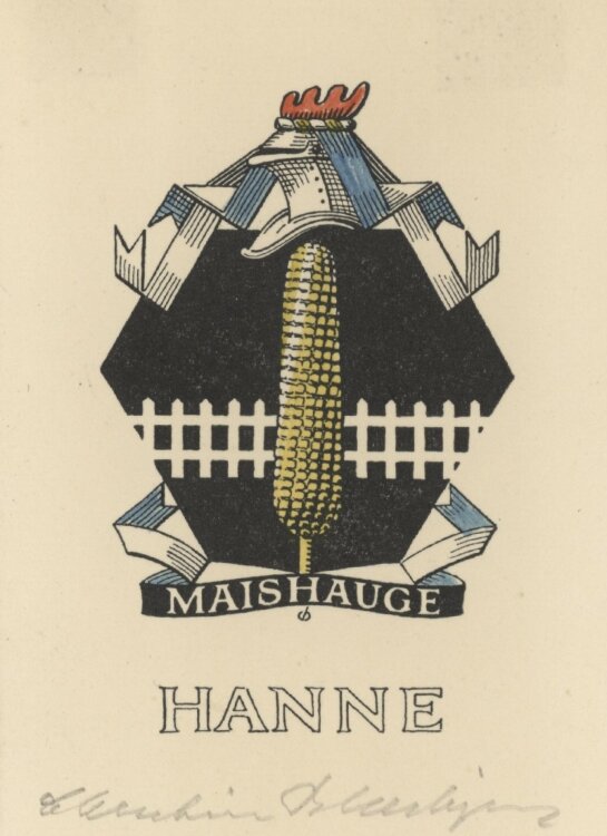 Christian Blaesbjerg - Ex Libris Hanne Maishauge - o. J....
