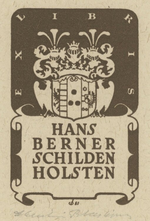 Christian Blaesbjerg - Ex Libris Hans Berner Schilden...