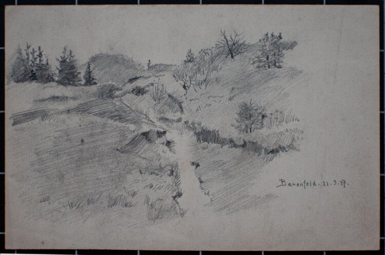 Albert Leusch - Bahrenfeld (Hamburg) - Zeichnung - 1897