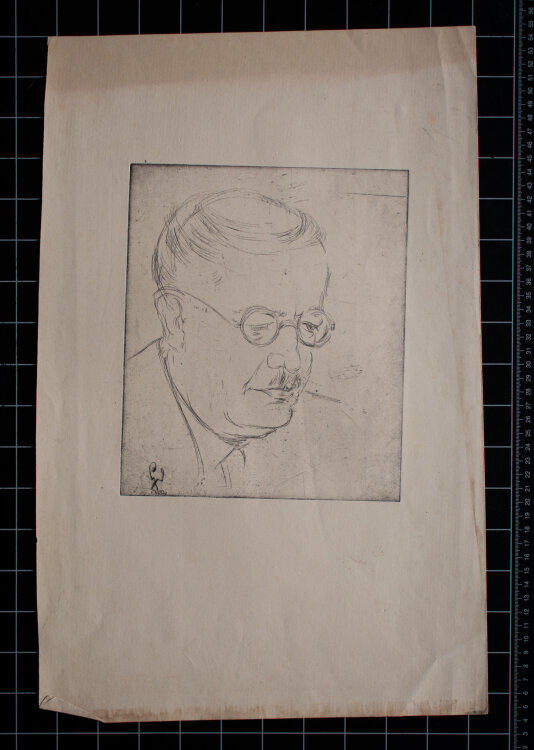 Gerhard Schulte-Dahling - Porträt eines Mannes mit...