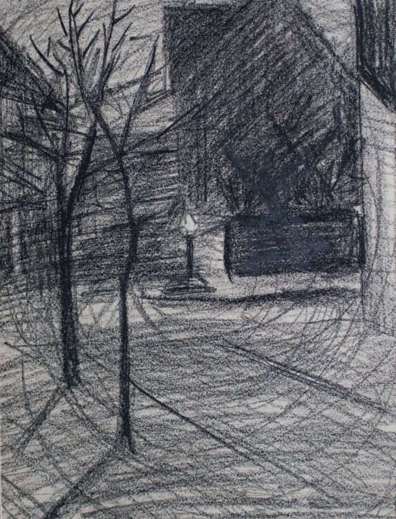 Gerhard Schulte-Dahling - Straße bei Nauen - 1923 -...