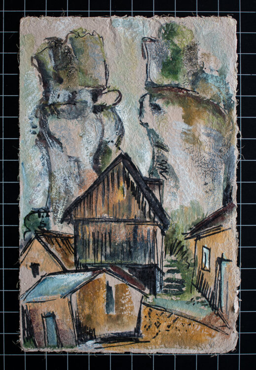 Gerhard Schulte-Dahling - Dorf in den Bergen - o.J. -...
