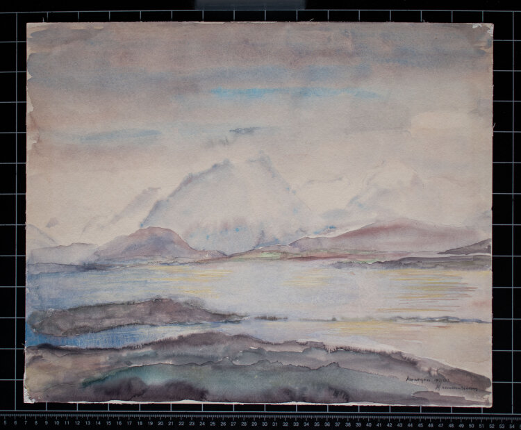 Gerhard Schulte-Dahling - Fjord in Norwegen - 1943 -...