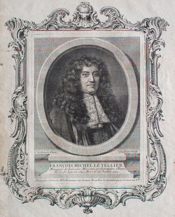 Robert Gaillard nach Claude le Febvre - Porträt...