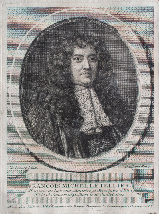 Robert Gaillard nach Claude le Febvre - Porträt...