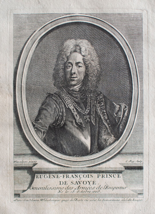 Claude Roy (Leroy) nach Wanculpem - Porträt...