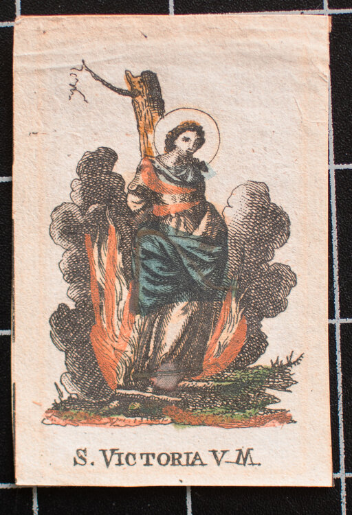 unbekannt - Gnadenbild, Heilige Victoria - o.J. -...