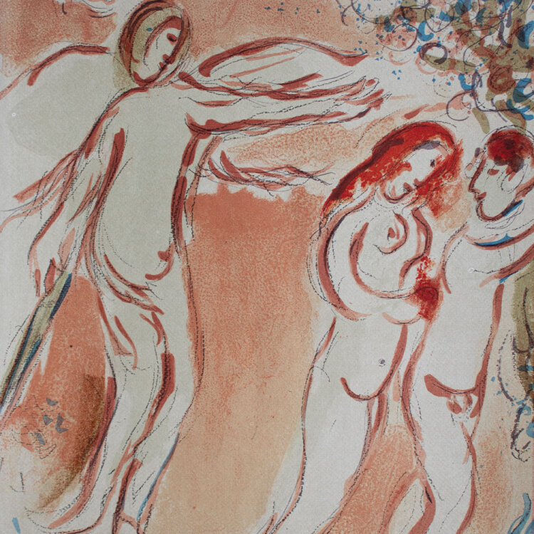 Marc Chagall - Adam und Eva, Vertreibung aus dem...