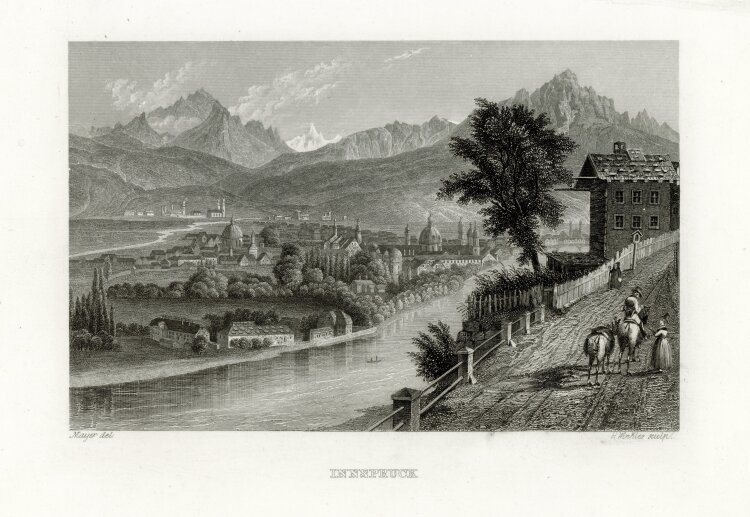 Henry Winkles - Innsbruck - o.J. - Stahlstich