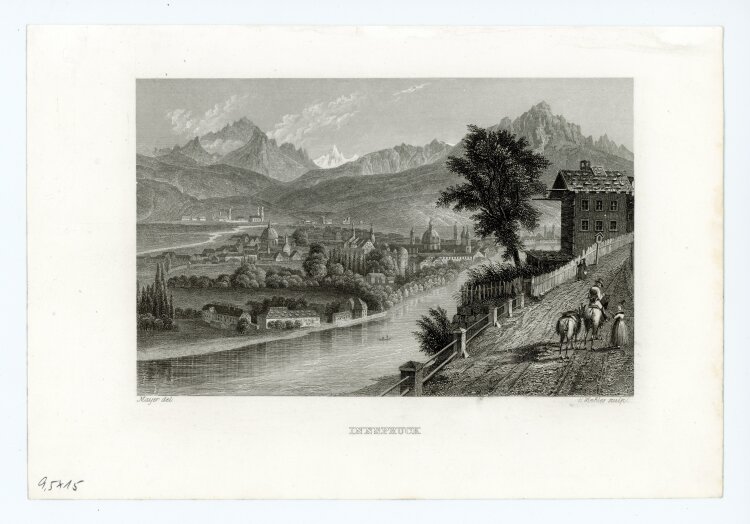 Henry Winkles - Innsbruck - o.J. - Stahlstich