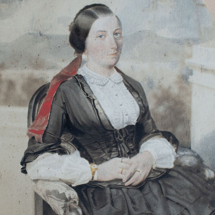 ferdinand Küss - Frauenporträt - 1854 - Fotografie