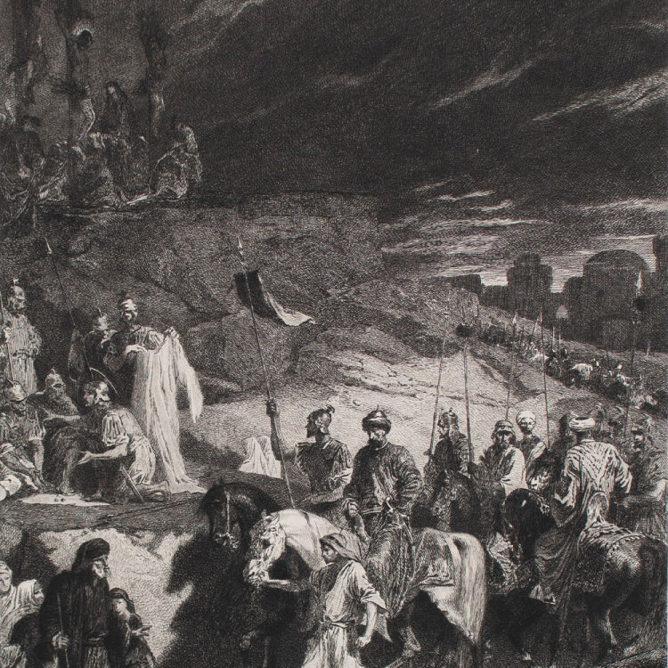 Alexandre Bida nach - Kreuzigung, Passion Christi - o.J. - Radierung