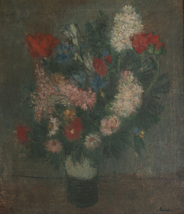 Robert Pudlich - Blumenstillleben - 1935 - Öl auf Leinwand