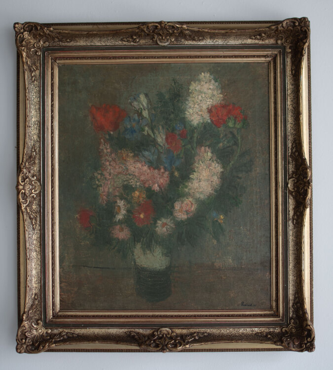Robert Pudlich - Blumenstillleben - 1935 - Öl auf...