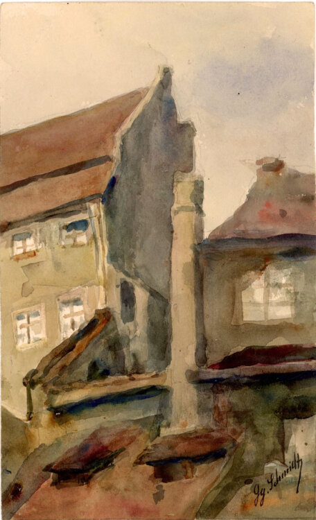 Georg Schmidt - Nürnberg, Altstadt - o.J. - Aquarell