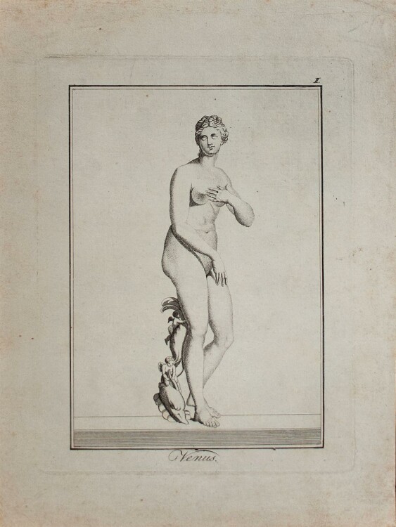 Unbekannter Künstler - Venus - Kupferstich - o. J.