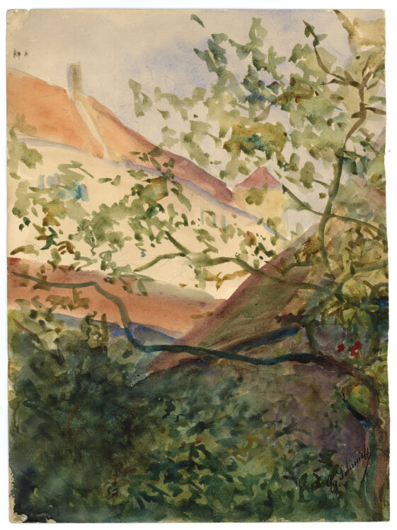 Georg Schmidt - Hofgarten, Nürnberg - o.J. - Aquarell