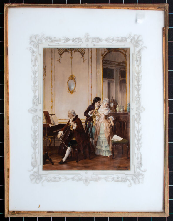 Nach Otto Erdmann - Liebespaar im Salon - nach 1890 -...